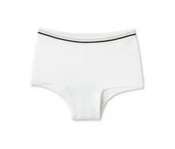 7 Mädchen-Pantys, schwarz-weiß