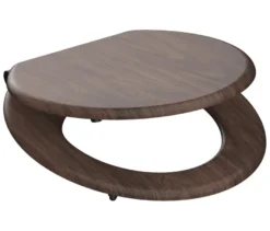 MDF WC-Sitz Dark Wood