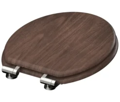 MDF WC-Sitz Dark Wood