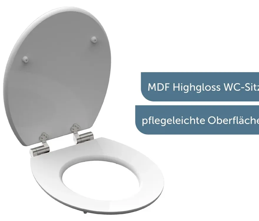 MDF WC-Sitz High Gloss Geo