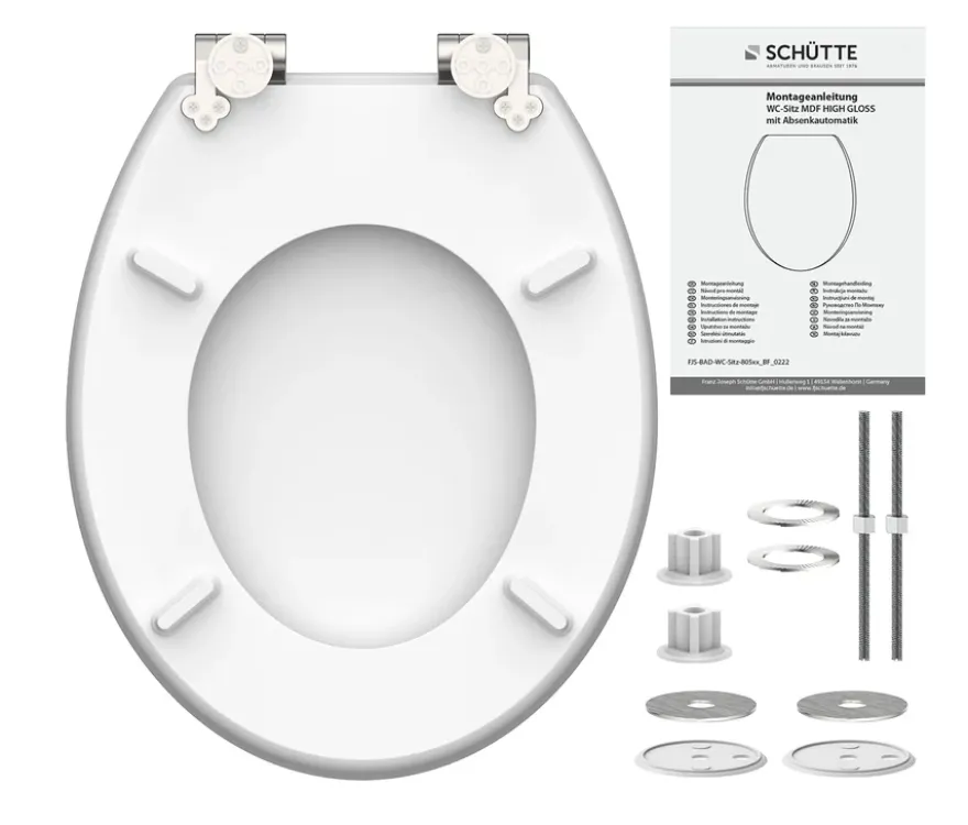 MDF WC-Sitz High Gloss Geo