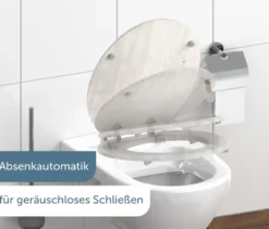MDF WC-Sitz Light wood