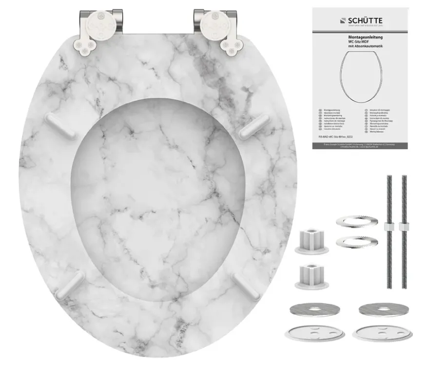MDF WC-Sitz Marmor
