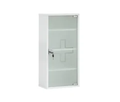 Medikamentenschrank, 1-türig, weiß