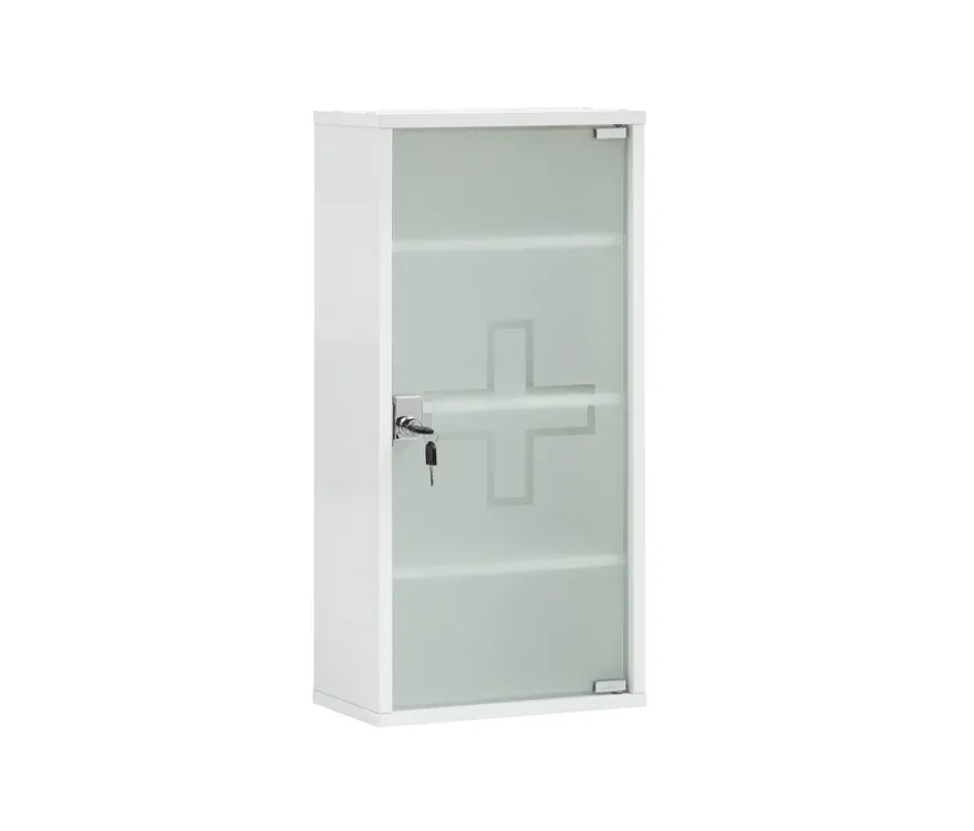 Medikamentenschrank, 1-türig, weiß
