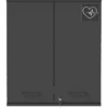 Medizinschrank »Galeno«, 2-türig, anthrazit