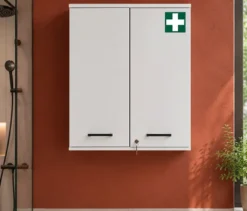 Medizinschrank »Galeno«, 2-türig, matt weiß