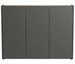 Mehrzweckschrank »Libbiano«, graphit/eiche, ca. 105 cm