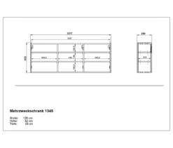 Mehrzweckschrank »Libbiano«, kaschmir, ca. 51 cm