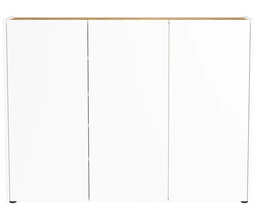 Mehrzweckschrank »Libbiano«, weiß/eiche, ca. 105 cm