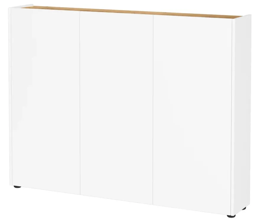 Mehrzweckschrank »Libbiano«, weiß/eiche, ca. 105 cm