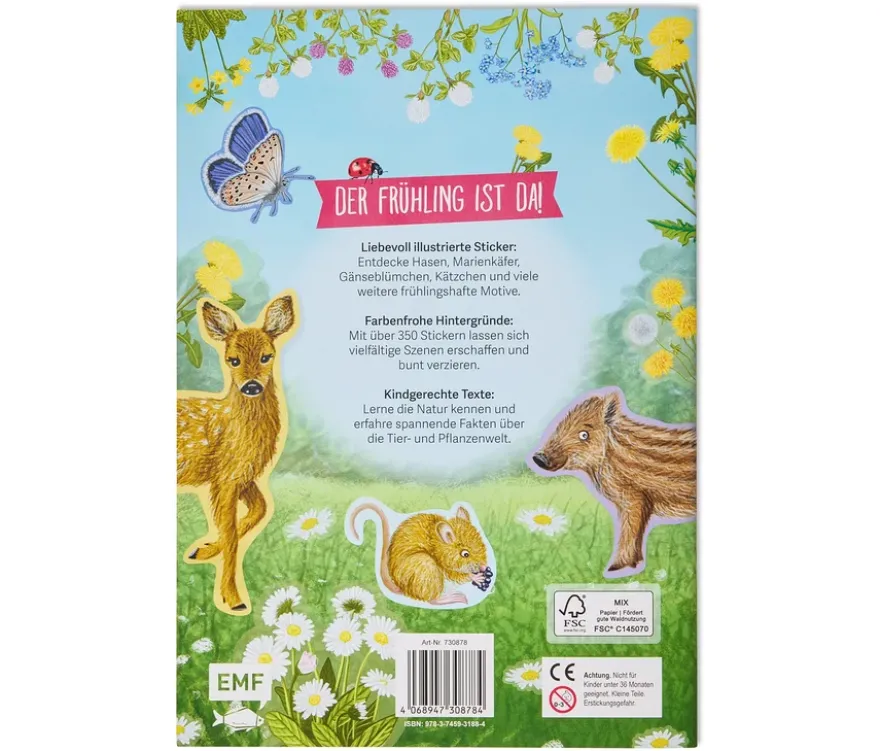 Mein buntes Stickerbuch »Hallo Frühling!«
