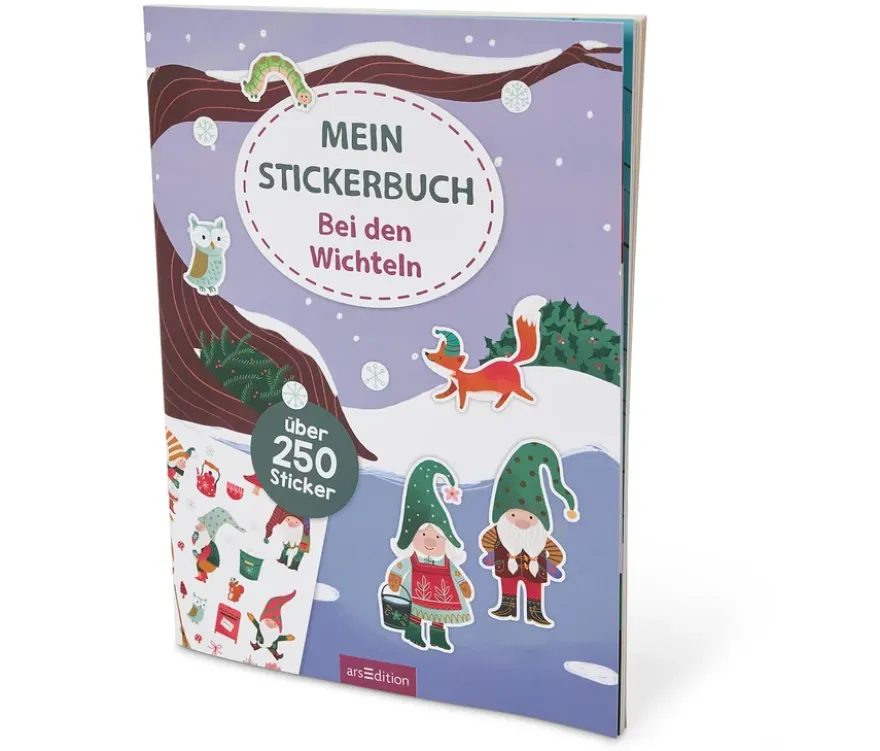 Mein Stickerbuch – Bei den Wichteln