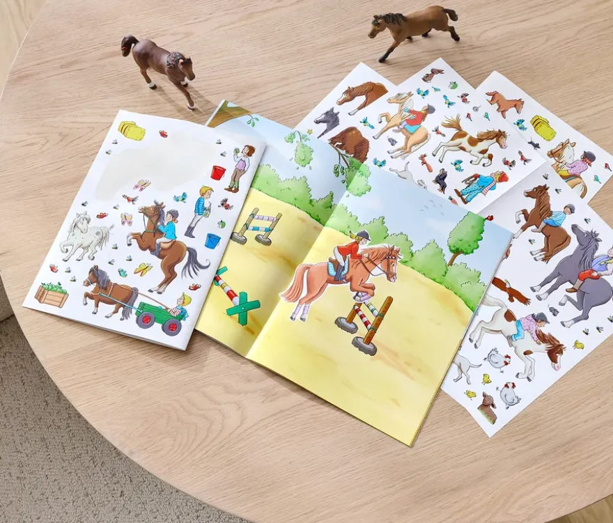 Mein Stickerbuch »Pferde und Ponys«