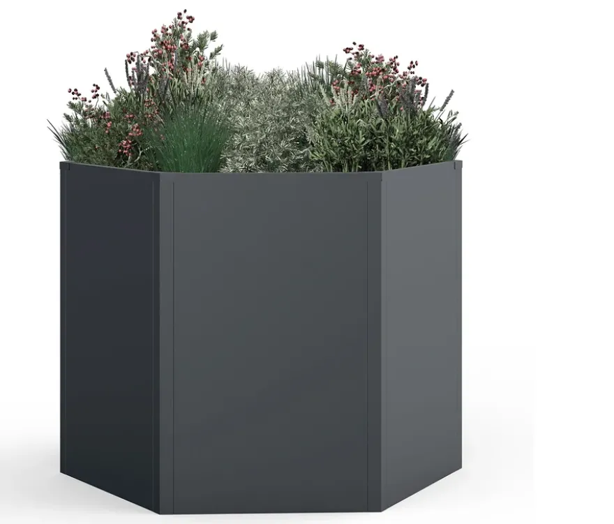 Metall-Hochbeet, ca. 77 cm