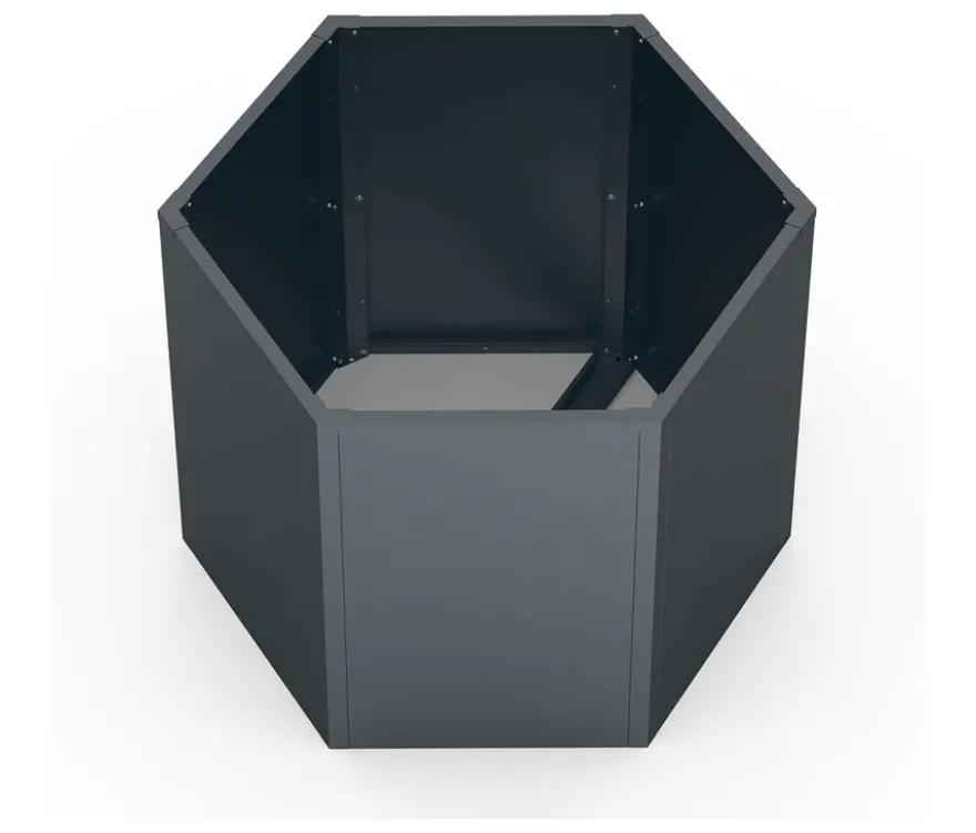 Metall-Hochbeet, ca. 77 cm