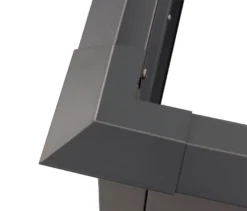 Metall-Hochbeet mit Stauraum und Aufsatz