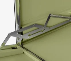 Metall-Kommode »CN3« mit 2 versetzbaren Klappenfächern, pistazie