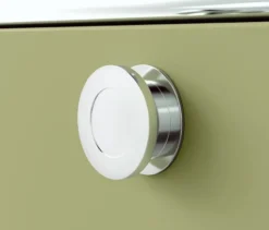 Metall-Kommode »CN3« mit 2 versetzbaren Klappenfächern, pistazie