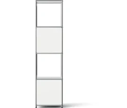 Metall-Regal »CN3 Slim Line« mit 2 versetzbaren Schubladen und 1 versetzbaren Klappe, weiß