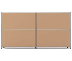 Metall-Sideboard »CN3« mit 2 versetzbaren Klappenfächern, toffee