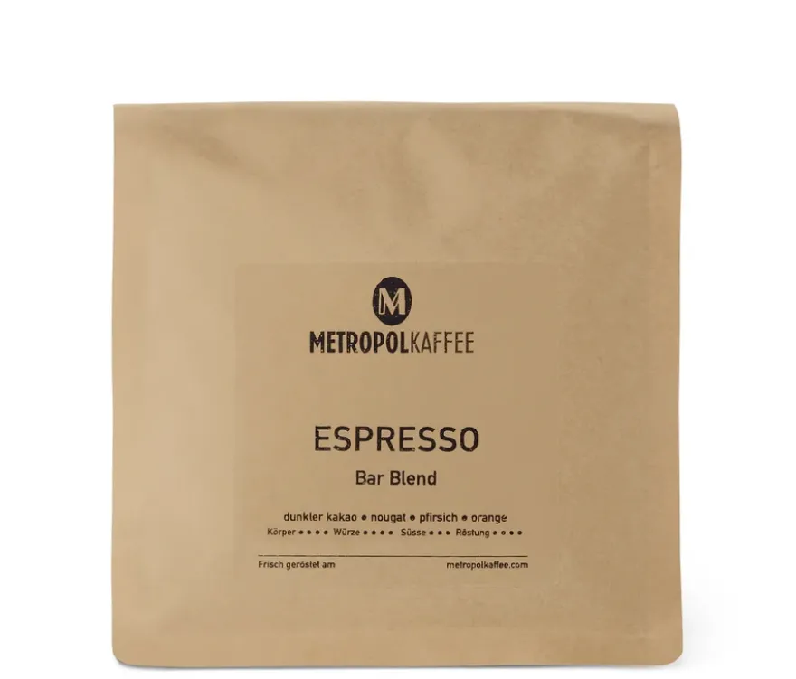 METROPOL KAFFEE - Bar Blend Espresso - 500 g Ganze Bohne