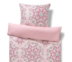 Microfaser-Bettwäsche, rosa, Normalgröße