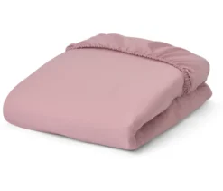 Microfaser-Spannbettlaken, rosa, Normalgröße