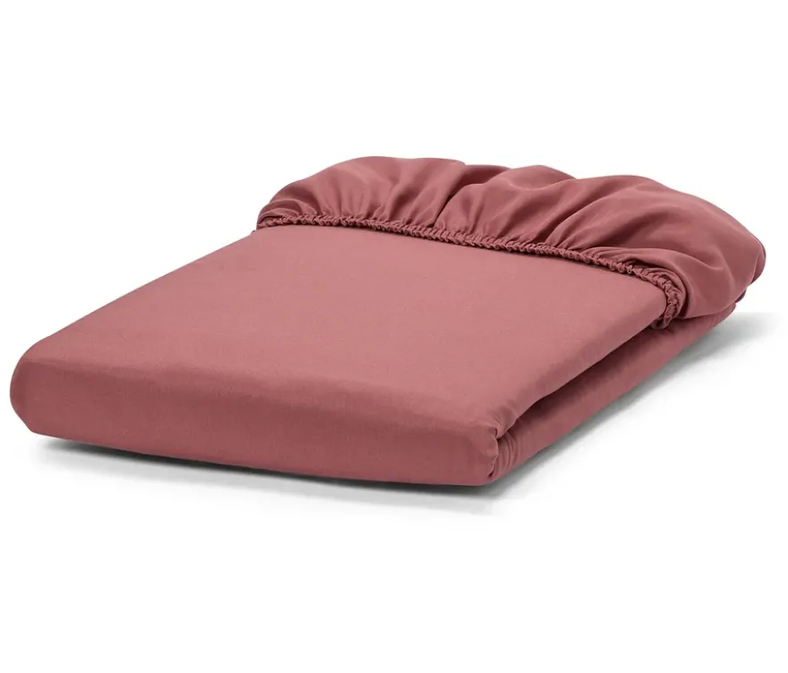 Microfaser-Spannbettlaken, rosa, Normalgröße