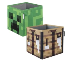 2 MINECRAFT Aufbewahrungsboxen, Creeper