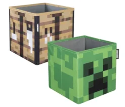 2 MINECRAFT Aufbewahrungsboxen, Creeper