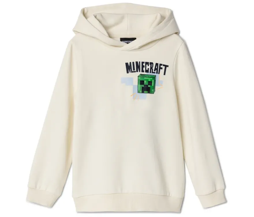 MINECRAFT Kinder-Hoodie mit angerauter Innenseite