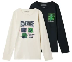2 MINECRAFT Kinder-T-Shirts