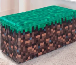 MINECRAFT Sitz-und-Aufbewahrungsbox, groß