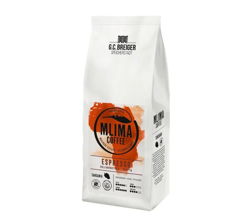 MLIMA Coffee - Espresso - 10x 500 g Ganze Bohne