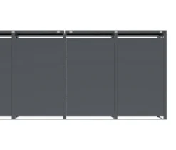 Mülltonnenbox, Holzoptik, 5er