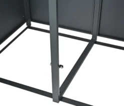 Mülltonnenbox, Holzoptik, 4er