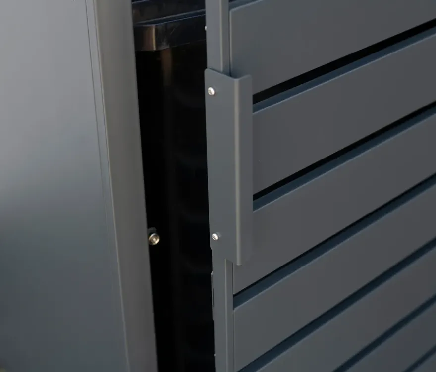 Mülltonnenbox, Stahl, 1er