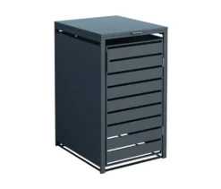 Mülltonnenbox, Stahl, 1er