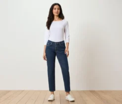 Modern Jeans – Fit »Ava«, dark blue denim