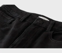 Mom Jeans ‒ Fit »Nyla«, black washed denim