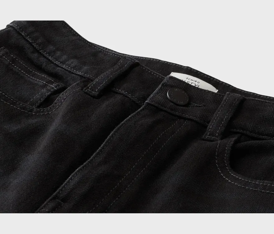 Mom Jeans ‒ Fit »Nyla«, black washed denim