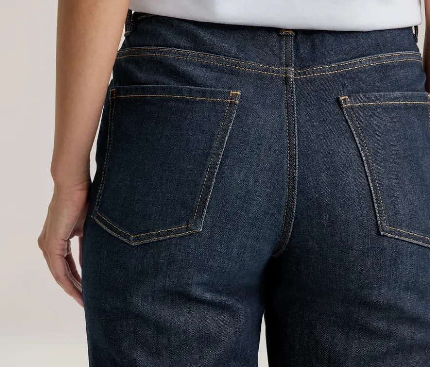 Mom Jeans ‒ Fit »Nyla«, dark blue denim