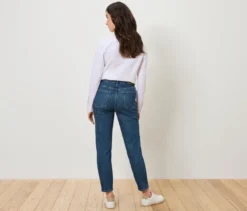 Mom Jeans – Fit »Nyla«, mid blue