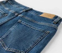 Mom Jeans – Fit »Nyla«, mid blue