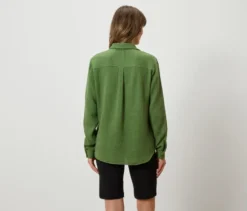 Musselin-Bluse, grün