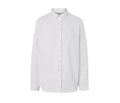 Musselin-Bluse, weiß