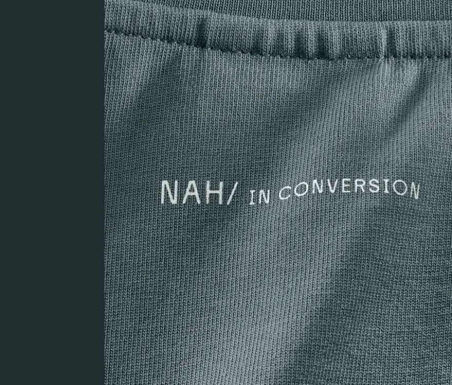NAH/STUDIO Heavy Weight Shirt | Baumwolle, stone blue