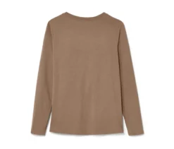 NAH/STUDIO Longsleeve | Baumwolle, hazelnut