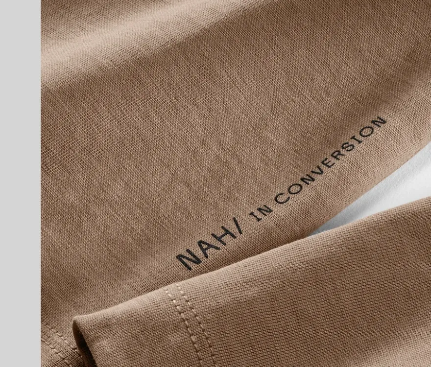 NAH/STUDIO Longsleeve | Baumwolle, hazelnut